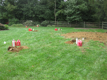 Septic system perc testing