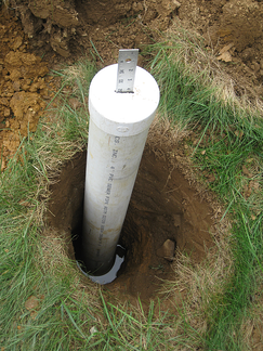 Septic system perc testing