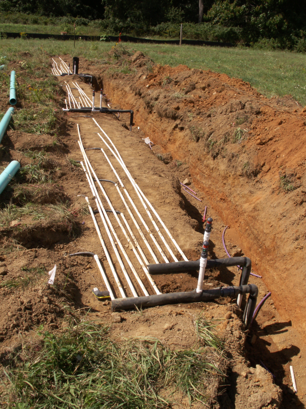 Drip Dispersal Septic System Installation